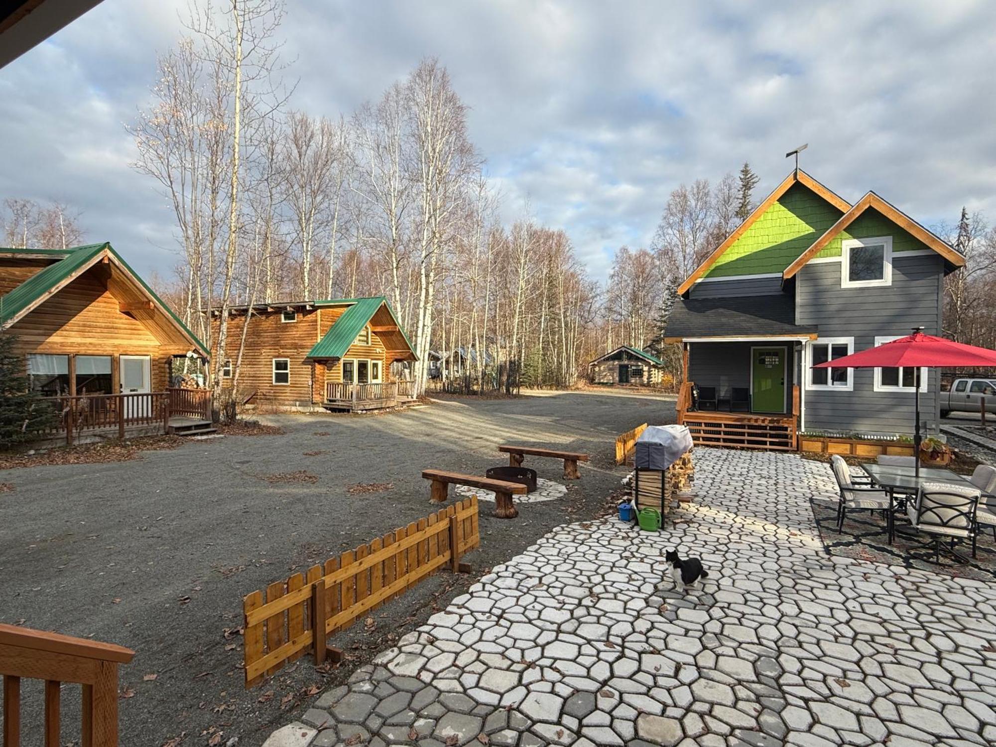Talkeetna Log Cabin With Hot Tub Unit 1 Exteriér fotografie